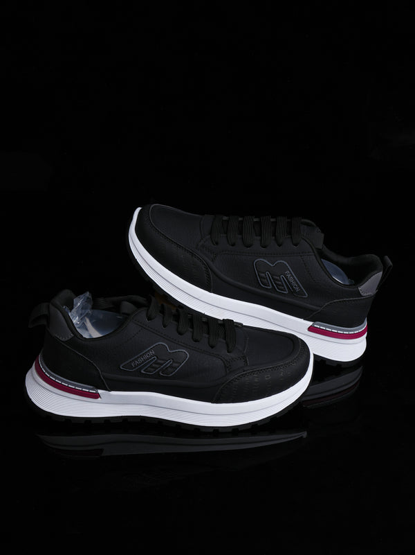 Men's Black Casual Shoe - Stealth Style & Durability