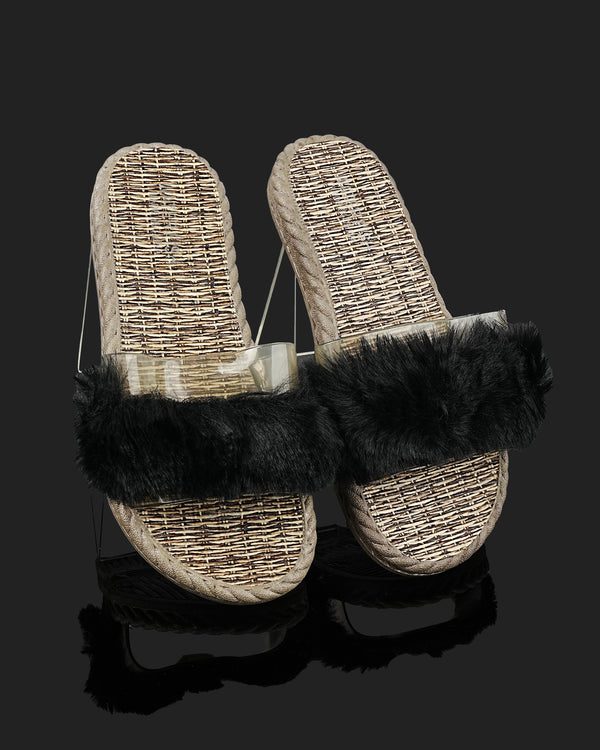SLIPPER-LD-20214-BLACK